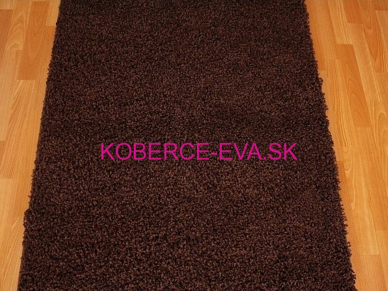 Shaggy koberec Parisian hnedý 80 x 400cm