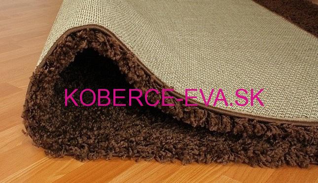 Shaggy koberec Parisian hnedý 80 x 400cm