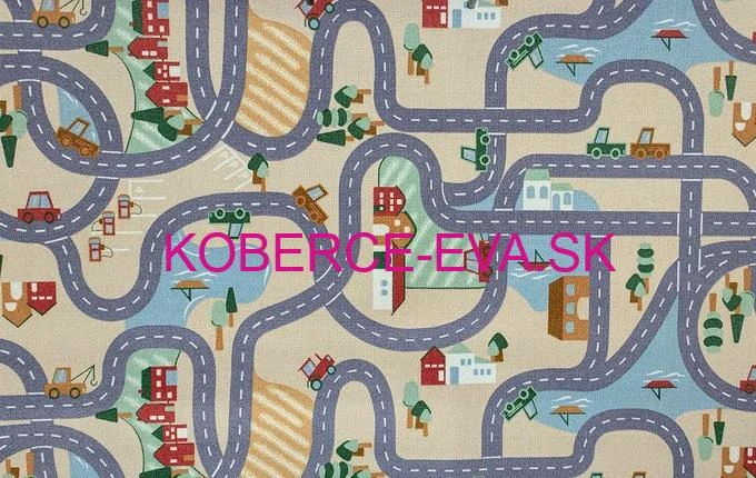 Detský koberec Scanroad 39 béžový