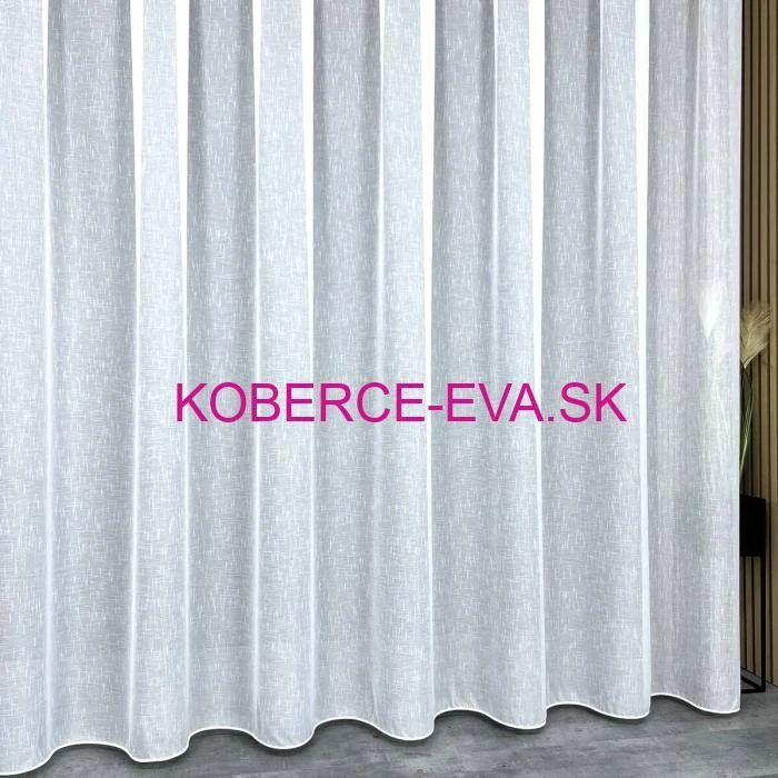 Záclona 10515 biela výška 300cm