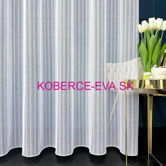 Záclona 1291 biela výška 300cm
