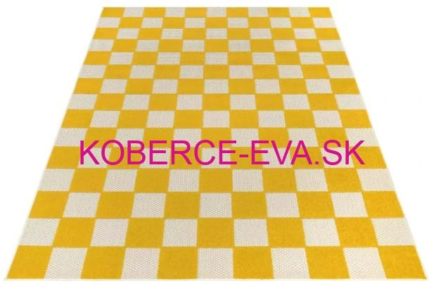 Vonkajší koberec M27E žltý