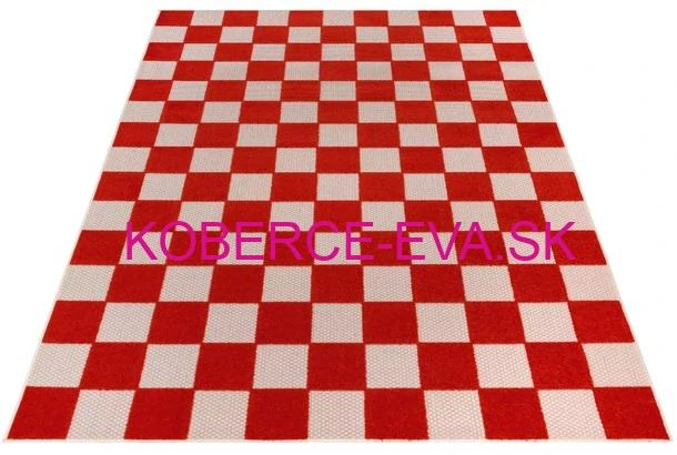 Vonkajší koberec M27E červený