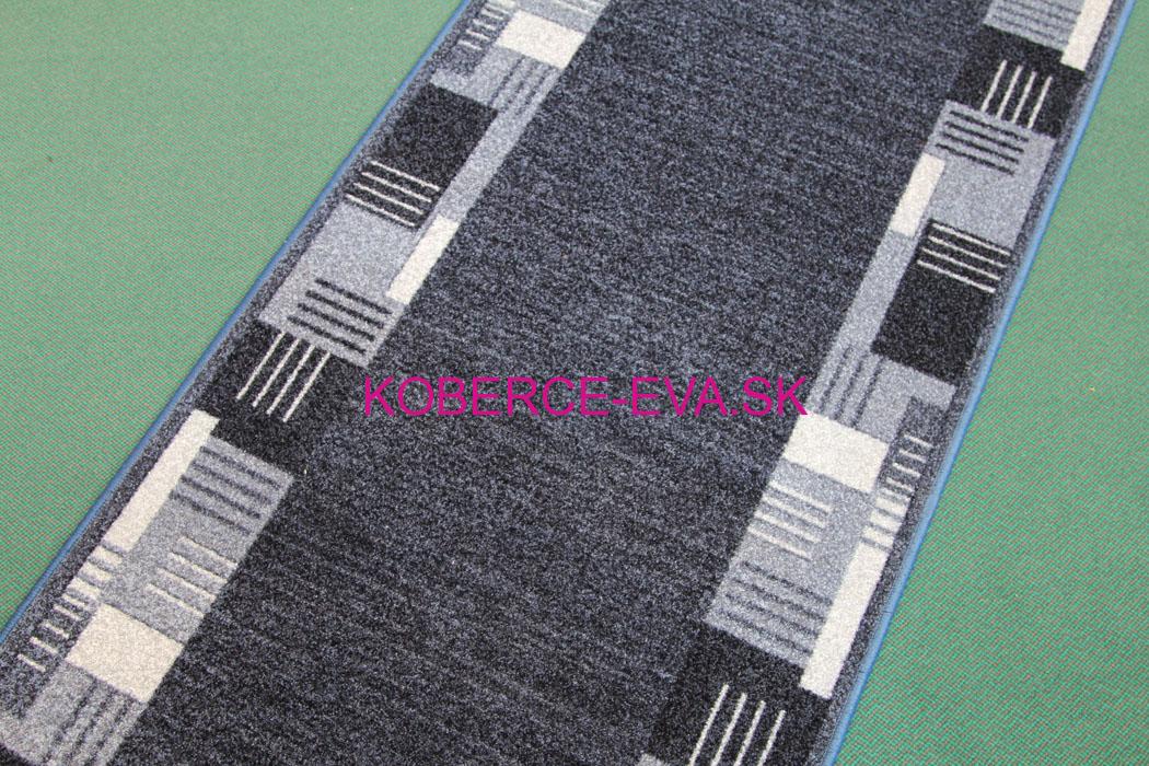 Behúň koberec Montana cappuccino, modrý a šedý