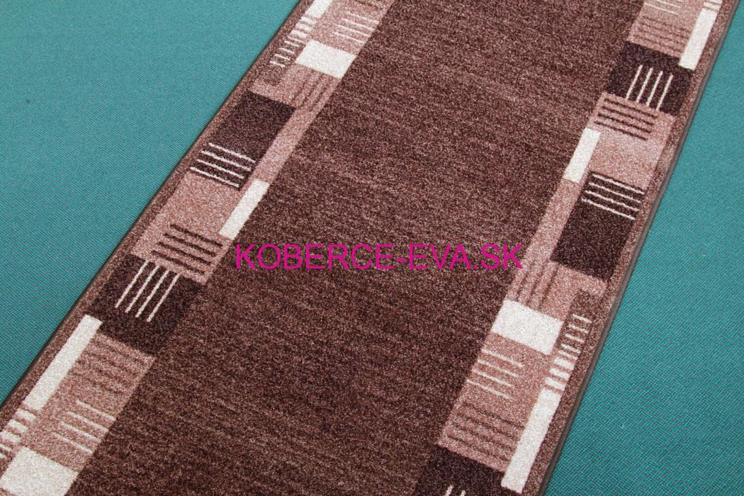 Behúň koberec Montana červený, béžový a hnedý