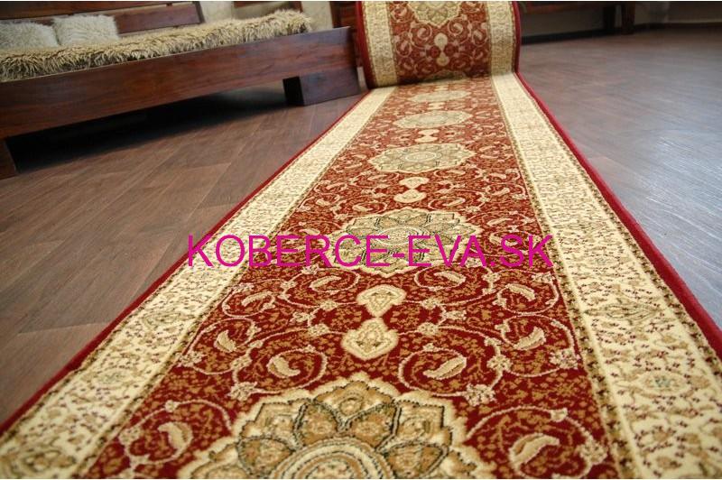 Behúň koberec Heat-set bordový