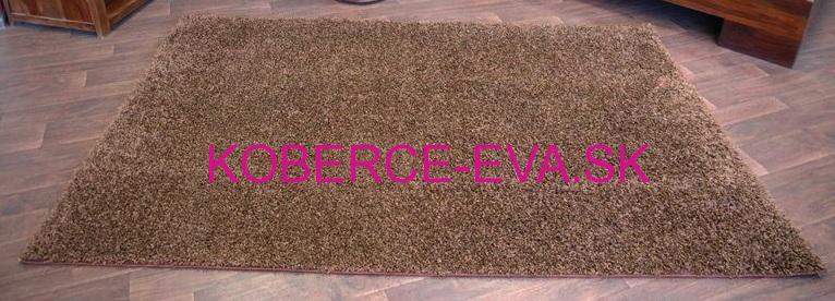 Koberec Shaggy Parisian hnedý