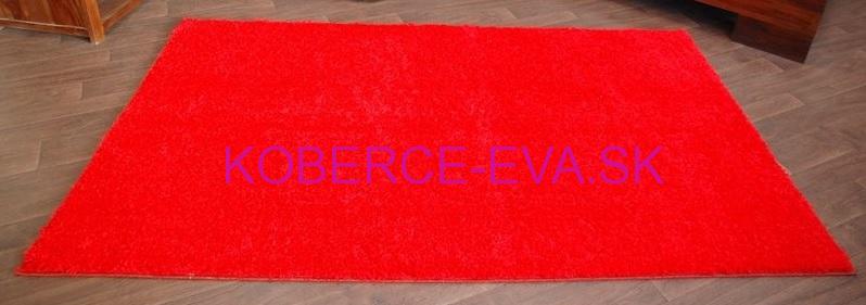 Koberec Shaggy Parisian červený