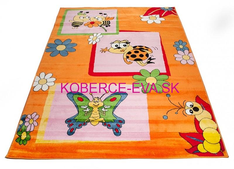 Detský koberec Happy orange