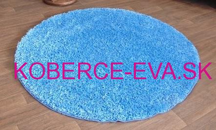 Koberec Shaggy Parisian modrý kruh