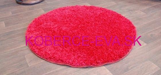 Koberec Shaggy Parisian bordový kruh