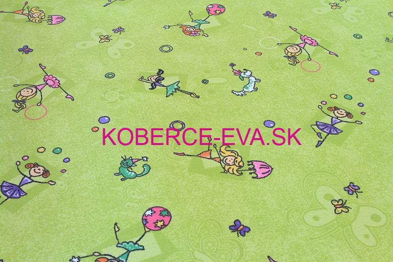 Velúrový detský koberec Betty metrážny