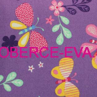 Metrážový detský koberec Papillon fialový alebo ružový