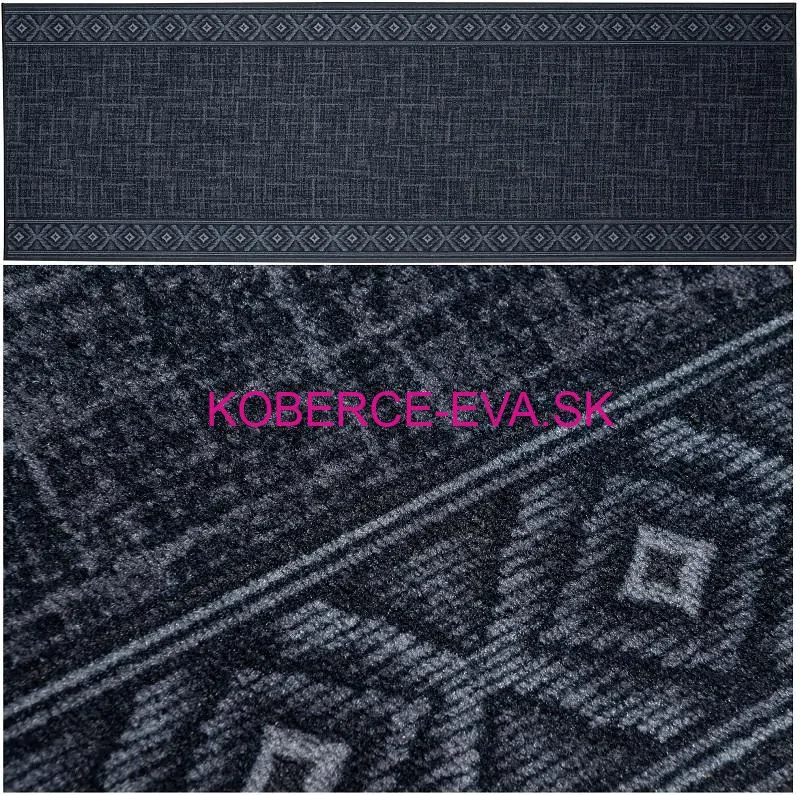 Behúň koberec Sara 97 tmavý šedý