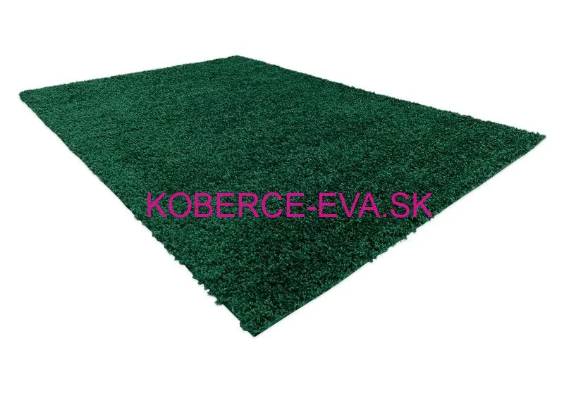 Koberec Shaggy Parisian tmavozelený