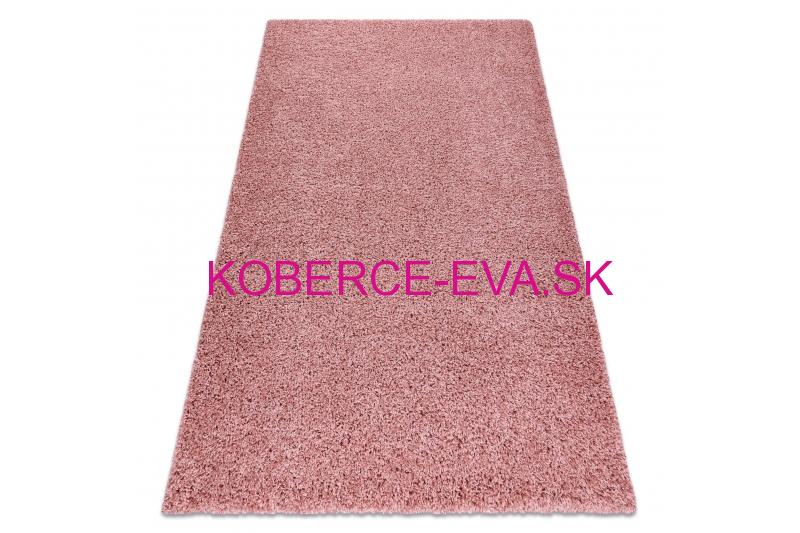 Koberec Shaggy Parisian staro-ružový