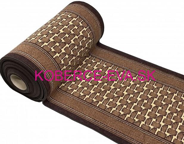 Behúň koberec Gel runner 1002 hnedý
