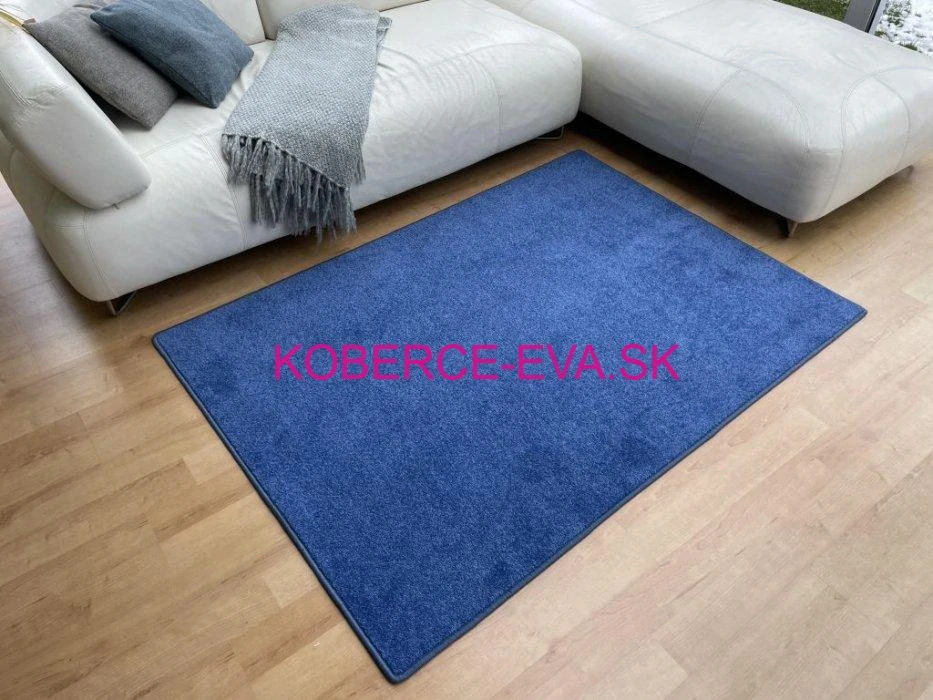Kusový koberec Eton modrý