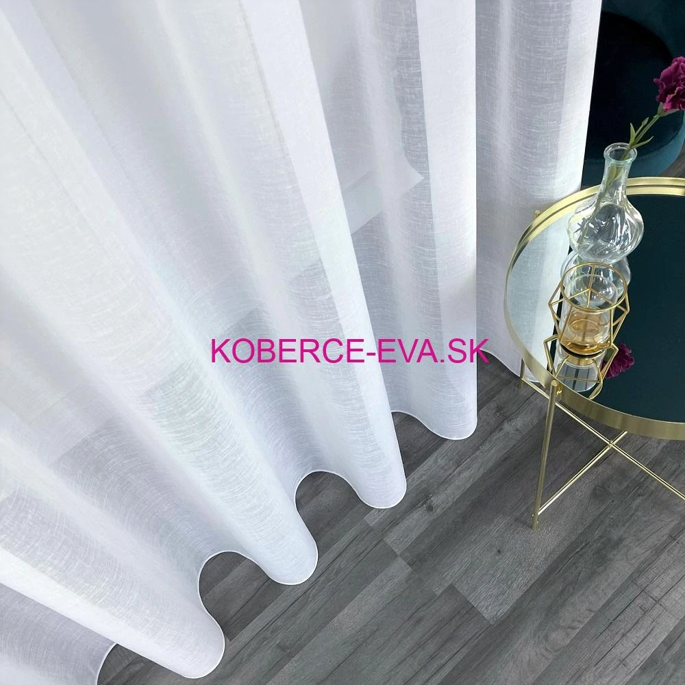 Záclona 000518 biela výška 330cm 
