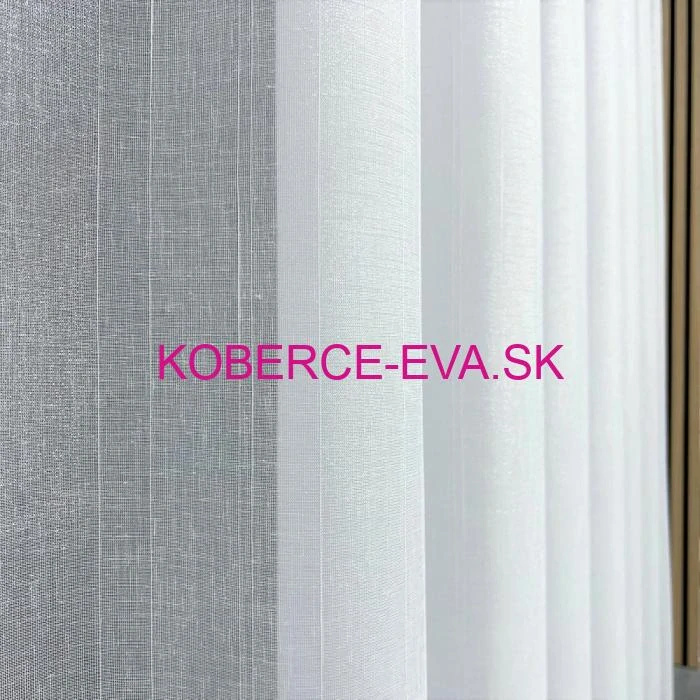 Záclona 000642 biela výška 330cm 