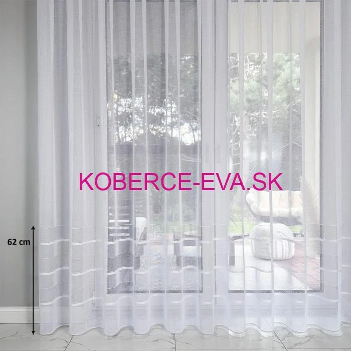 Záclona 1238 biela výška 280cm