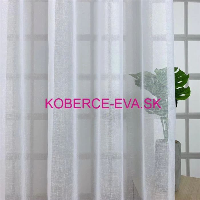 Záclona 1201 biela výška 305cm 