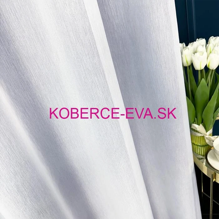 Záclona 43810 biela výška 320cm 