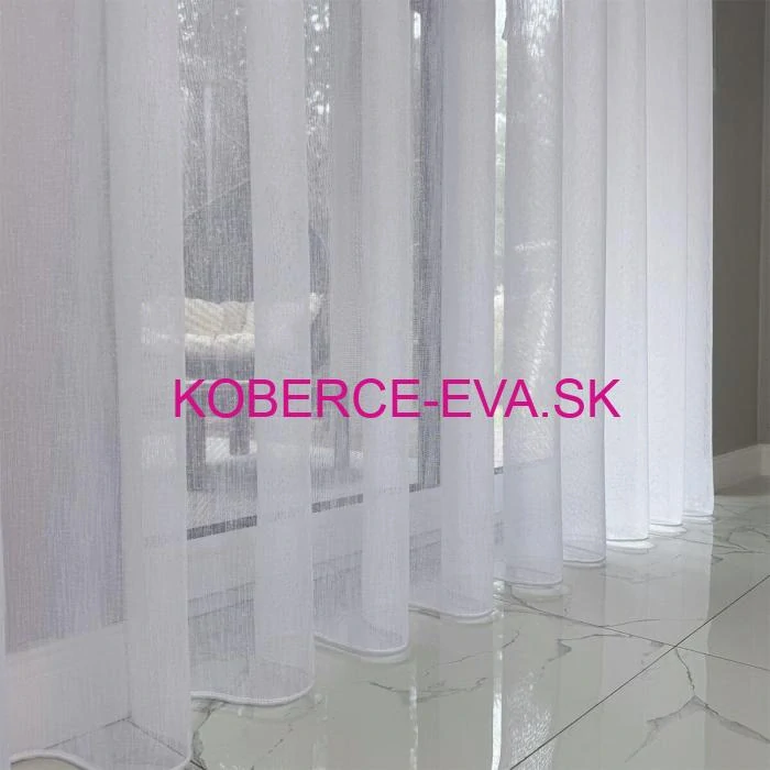Záclona 57007 biela výška 300cm 