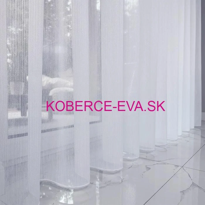 Záclona 15071 biela výška 300cm 