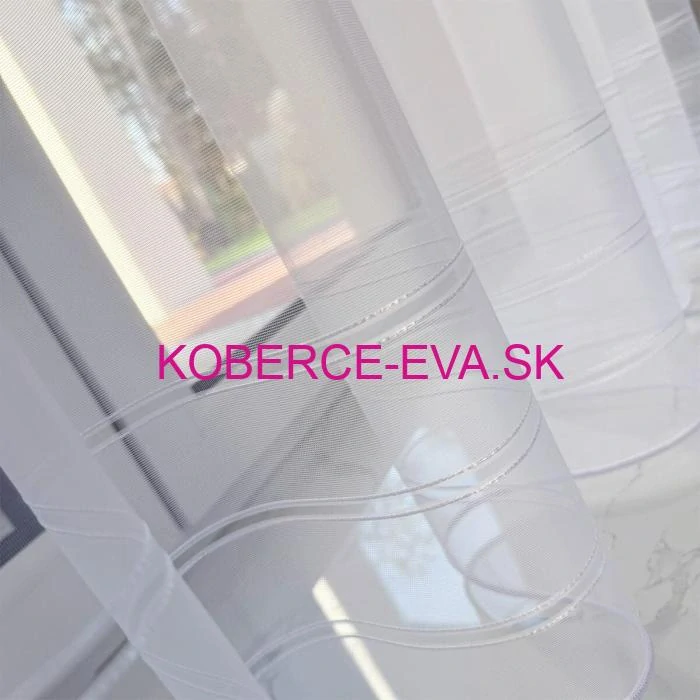 Záclona 7120 biela výška 300cm 