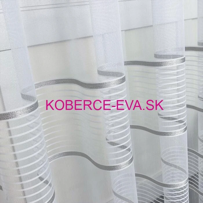 Záclona 29007 biela výška 300cm 