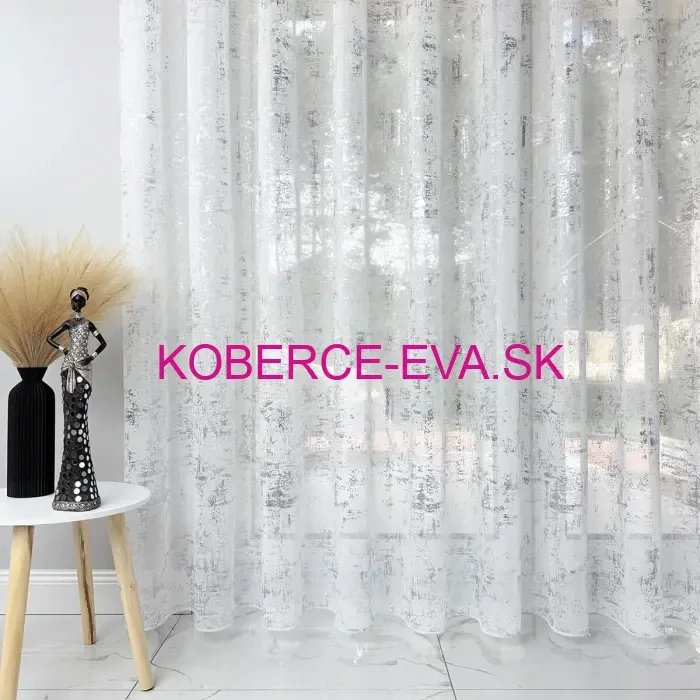 Záclona 00331 biela výška 300cm 