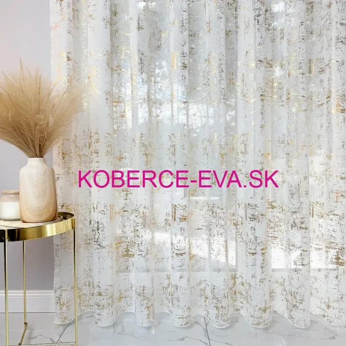 Záclona 00331-z biela výška 300cm 