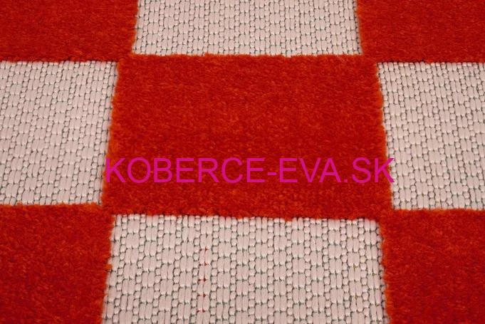 Vonkajší koberec M27E červený