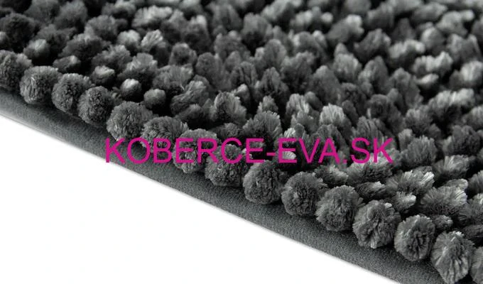 Kúpeľňová predložka ELLA Micro - tmavo sivá
