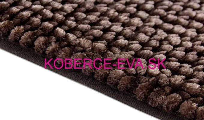 Kúpeľňová predložka ELLA Micro - hnedá