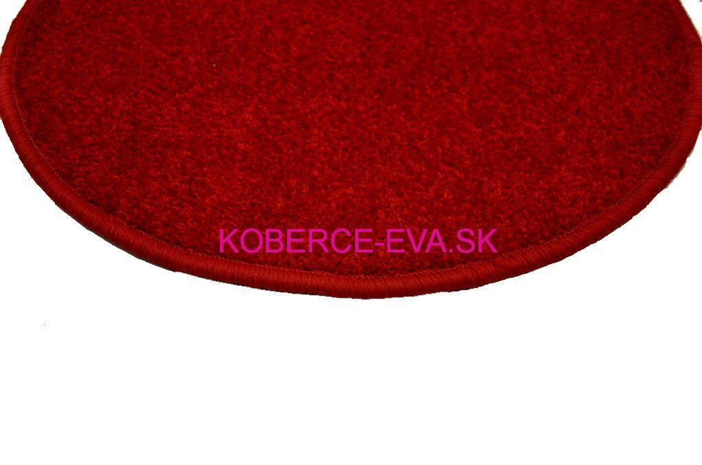 Kusový koberec Eton vínovo-červený