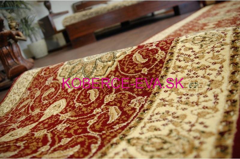 Behúň koberec Heat-set bordový