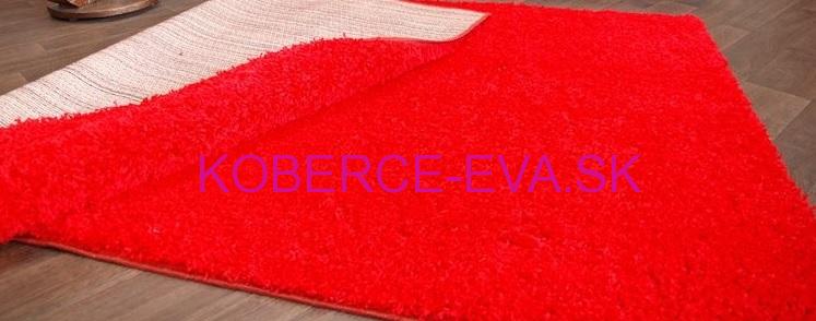 Koberec Shaggy Parisian červený