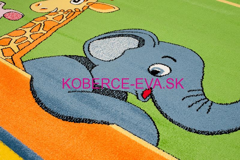 Detský koberec Happy green