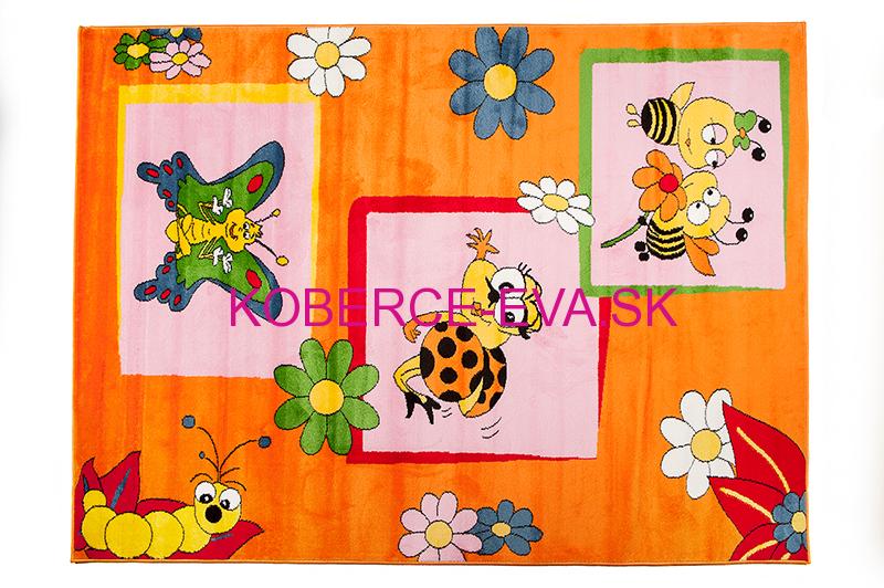 Detský koberec Happy orange