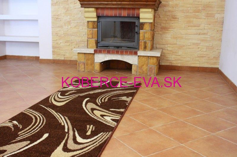 Behúň koberec Heat-set Coffe hnedý