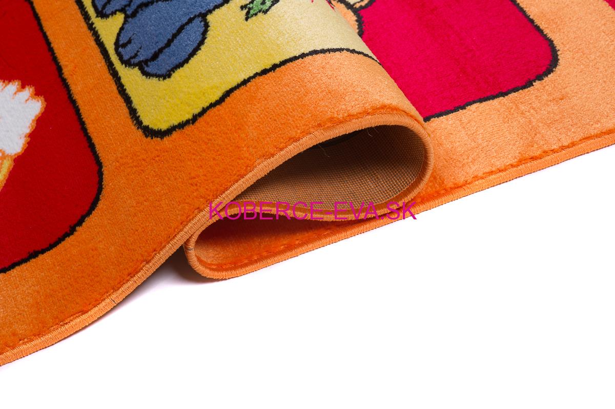 Detský koberec Happy oranžová