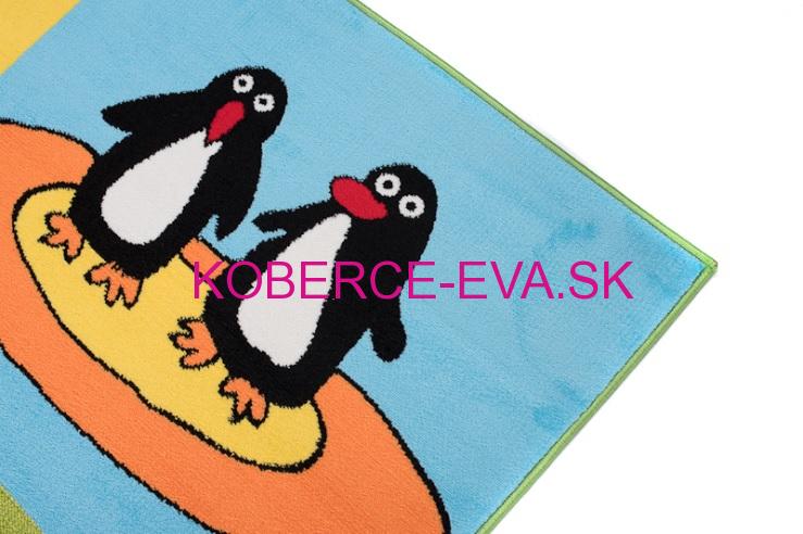 Detský koberec Happy K596A žltý