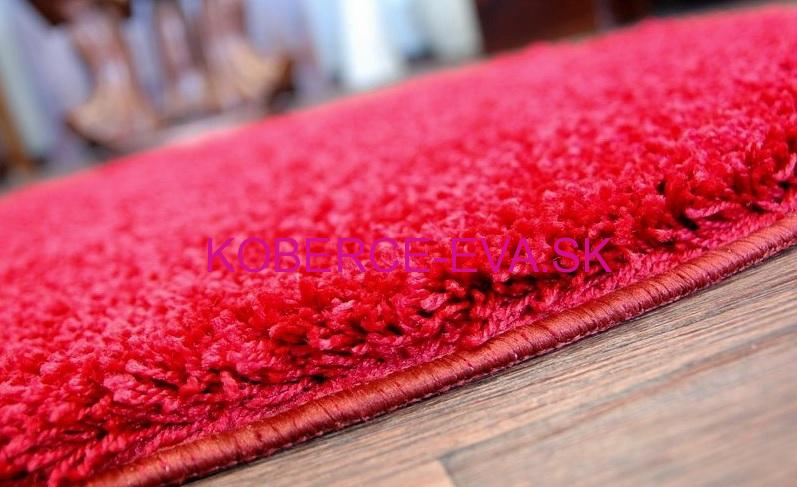 Koberec Shaggy Parisian bordový kruh