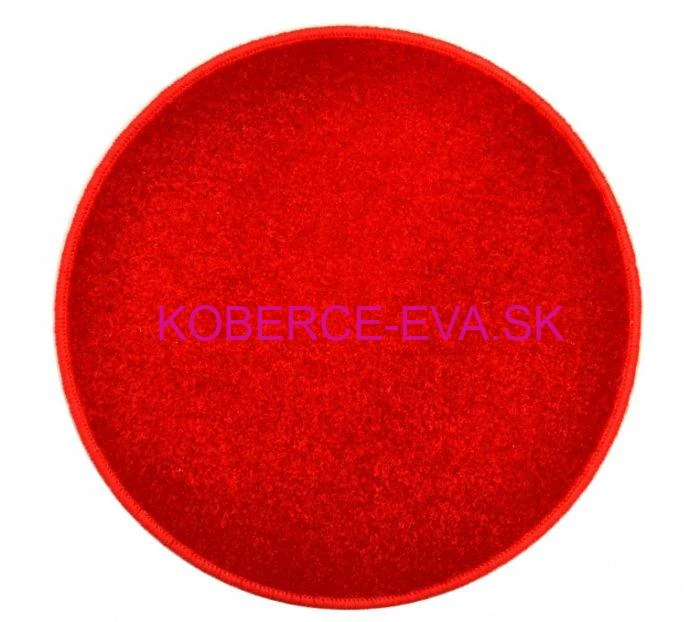 Kusový koberec Eton červený