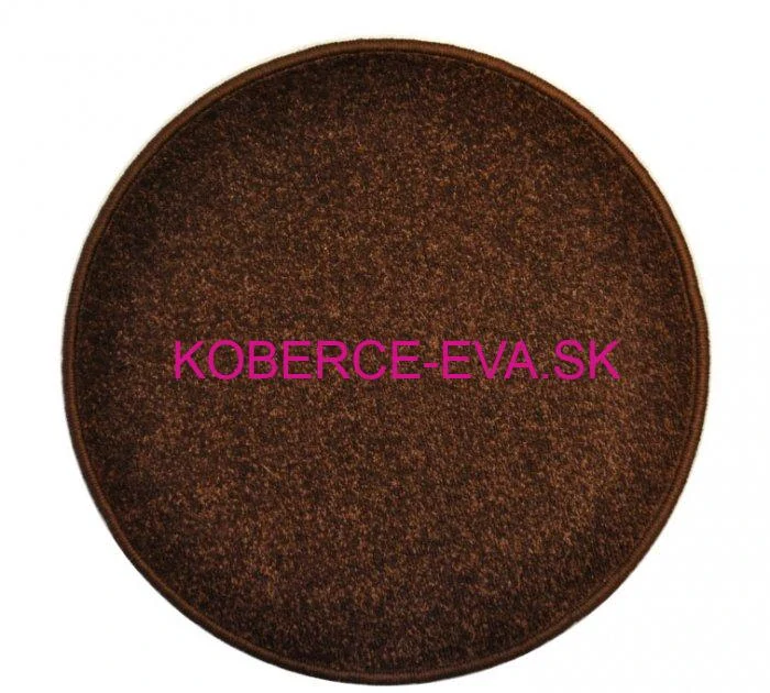Kusový koberec Eton hnedý