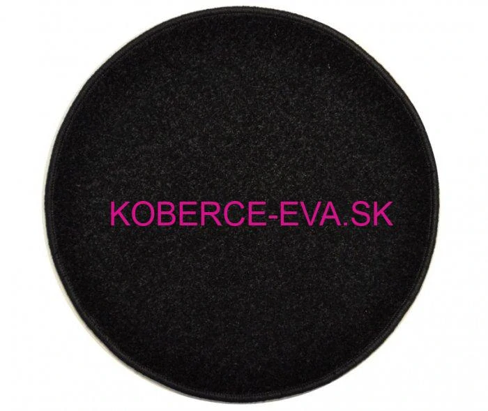 Kusový koberec Eton čierny