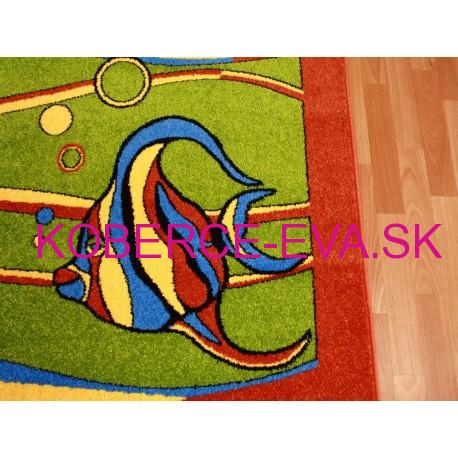 Detský koberec Rybky terra