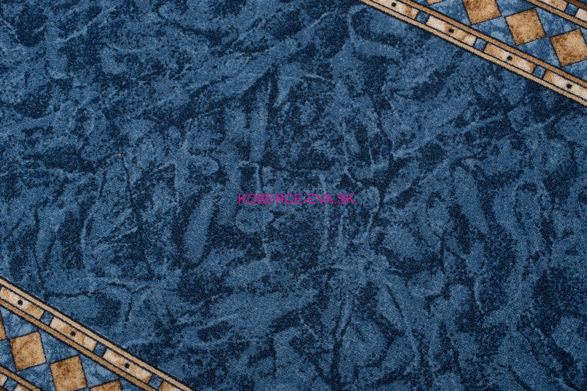 Behúň koberec CH77-modrý